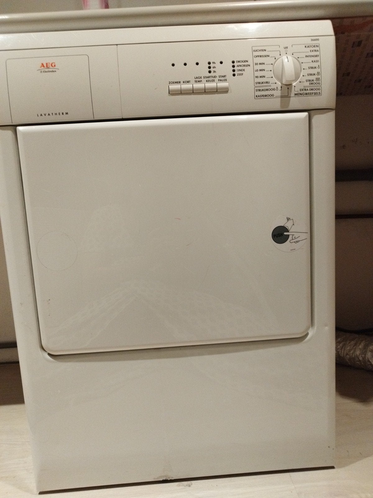 AEG Lavatherm Droger - Betrouwbaar en Efficiënt, Witgoed en Apparatuur, Wasdrogers, Ophalen, 6 tot 8 kg, Gebruikt, Luchtafvoer