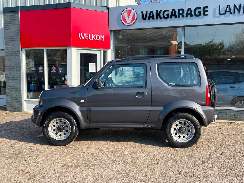 Suzuki Jimny 1.3 automaat, Trekhaak, 1e eigenaar., Auto's, Automaat, Gebruikt, Zwart, 4 stoelen