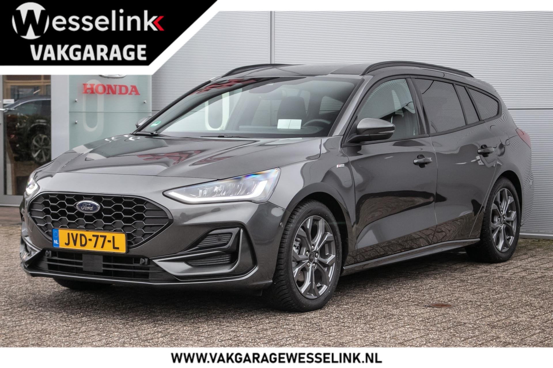 Ford Focus Wagon 1.0 EcoBoost mild Hybrid 155 pk aut. ST-Lin, Stof, Gebruikt, Origineel Nederlands, 155 pk