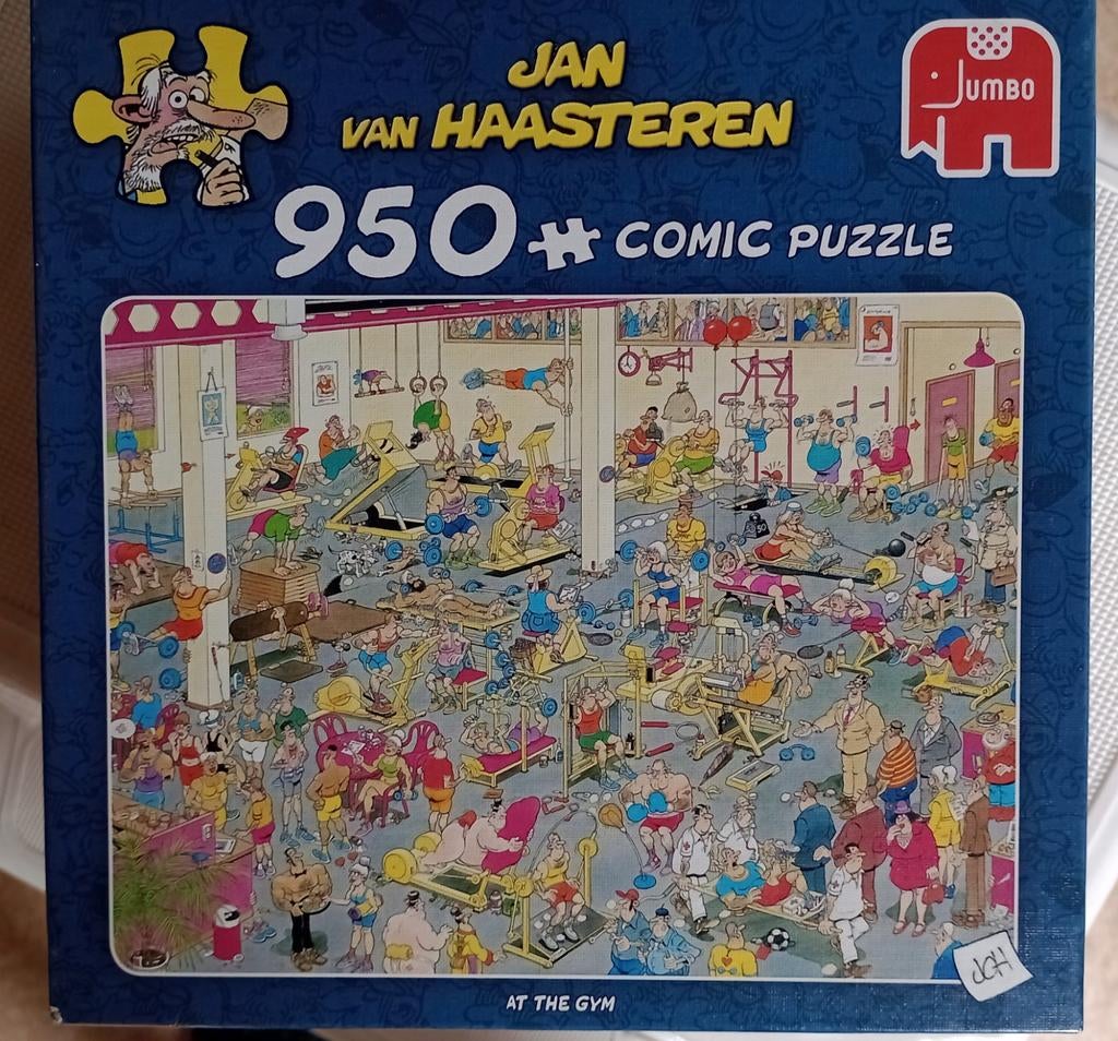 At the gym, JvH 950 stukjes, Ophalen, 500 t/m 1500 stukjes, Zo goed als nieuw, Legpuzzel