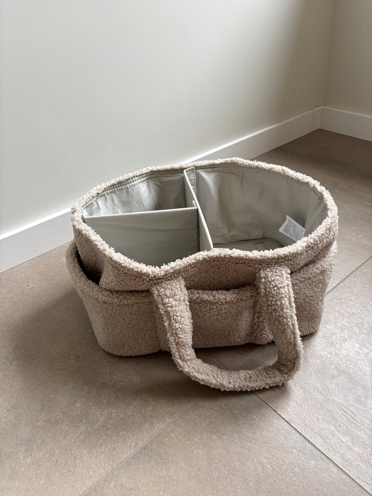 H&M Teddy Luiertas - Licht Beige Organizer, Kinderen en Baby's, Luiertassen, Ophalen, Overige merken, Organizer, Extra vakken