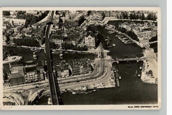 Rotterdam Witte Huis vóór 1940 KLM opname st 1947