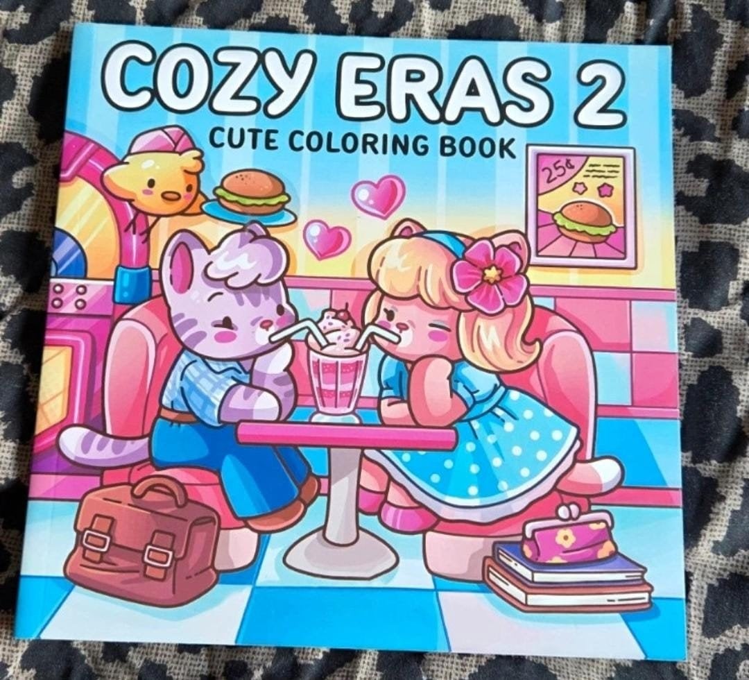 Cozy Eras 2 Cute Coloring Book - 45 Leuke Designs, Ophalen of Verzenden, Nieuw