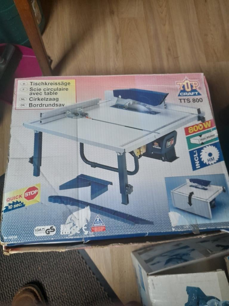 Nieuwe Zaagtafel - Top Craft TTS 800 - Ongebruikt, Doe-het-zelf en Verbouw, Gereedschap | Zaagmachines, Ophalen, Cirkelzaag, Nieuw