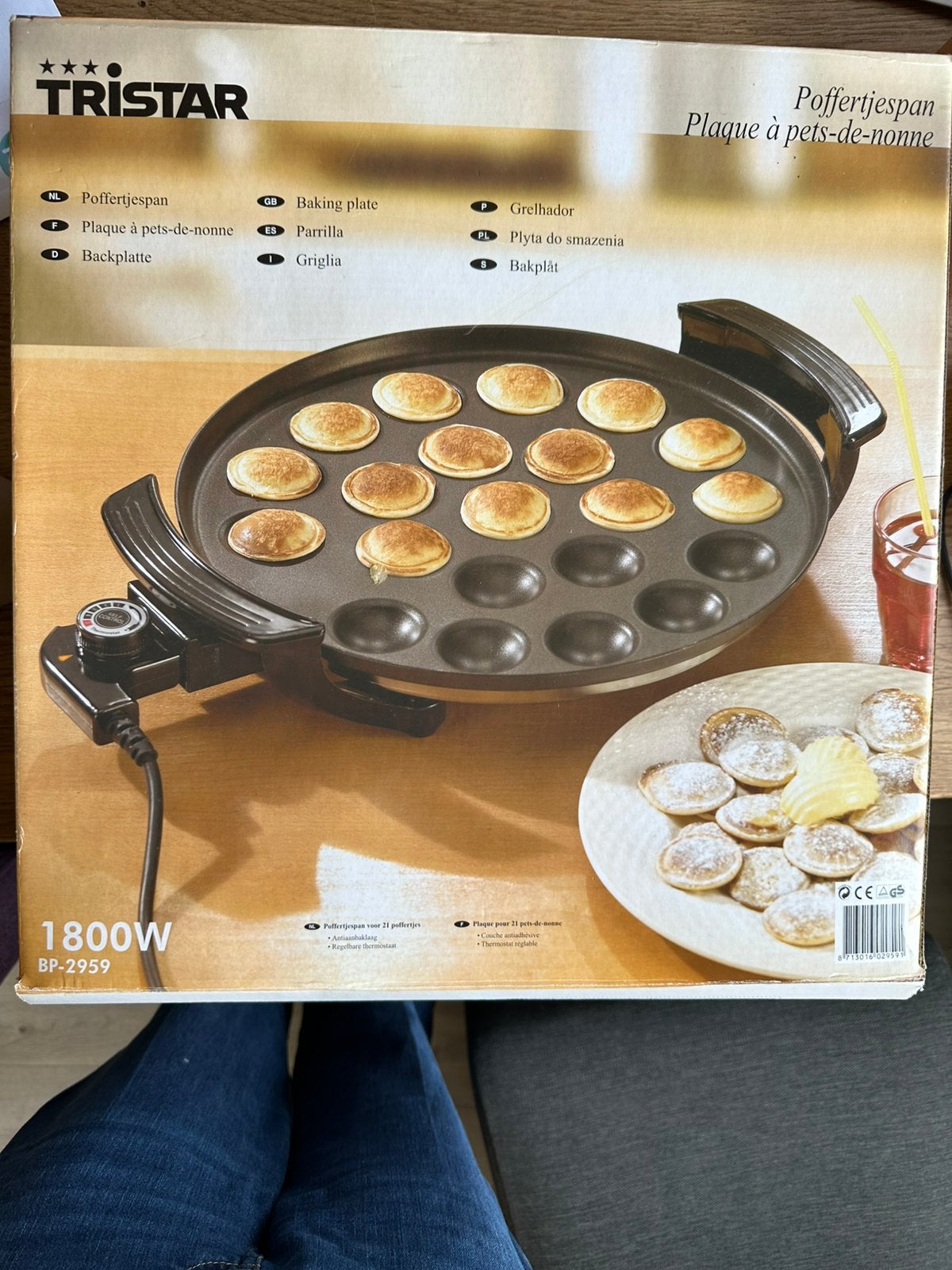 Tristar poffertjes pan, Ophalen, Zo goed als nieuw, Bakvorm