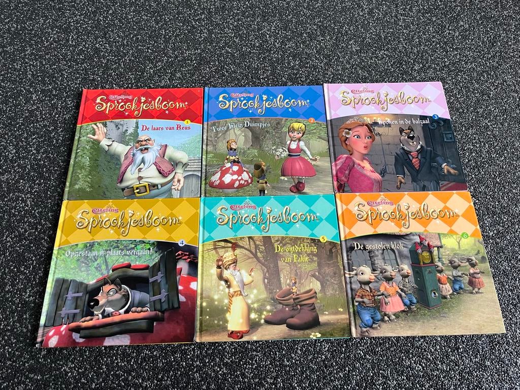 Efteling Sprookjesboom Boekenreeks - 6 Delen, Ophalen of Verzenden, Zo goed als nieuw