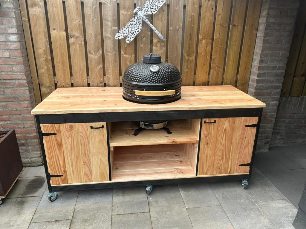 buitenkeuken,kamado,egg,urban,bastard,grill guru,bbq meubel,, Tuin en Terras, Buitenkeukens, Ophalen of Verzenden, Nieuw, Houtskool