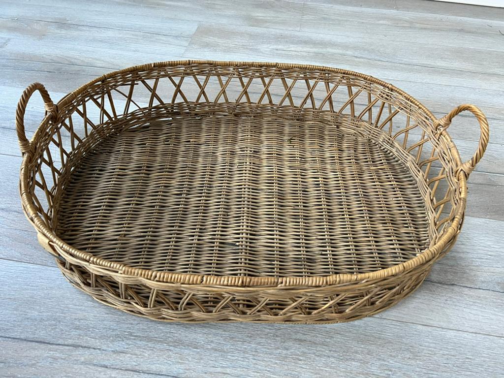 Rivièra Maison dienblad, Ophalen of Verzenden, Zo goed als nieuw, Rond, Hout