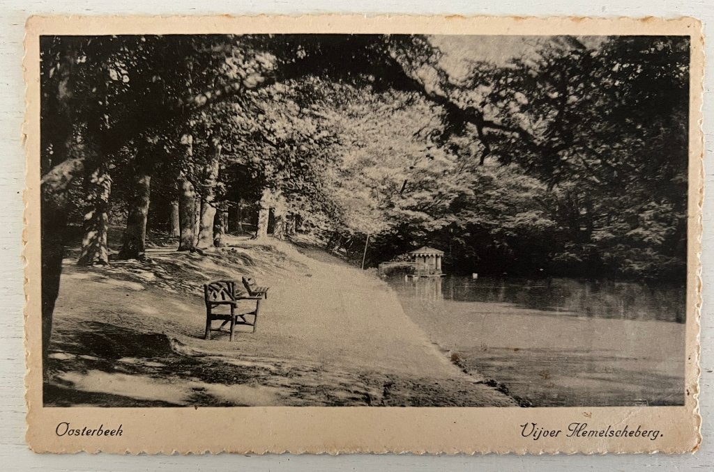 Oude Ansichtkaart  -  Oosterbeek - Vijver Hemelscheberg, Verzamelen, Ansichtkaarten | Nederland, Gelopen, Gelderland, 1940 tot 1960