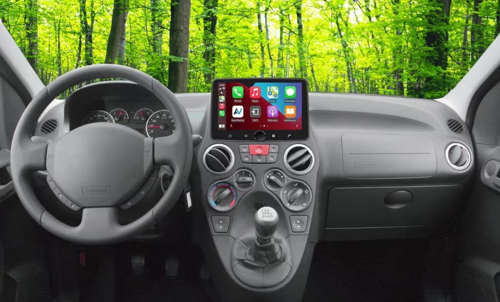 Touchscreen radio incl Car play fiat panda 2011, Ophalen of Verzenden, Zo goed als nieuw