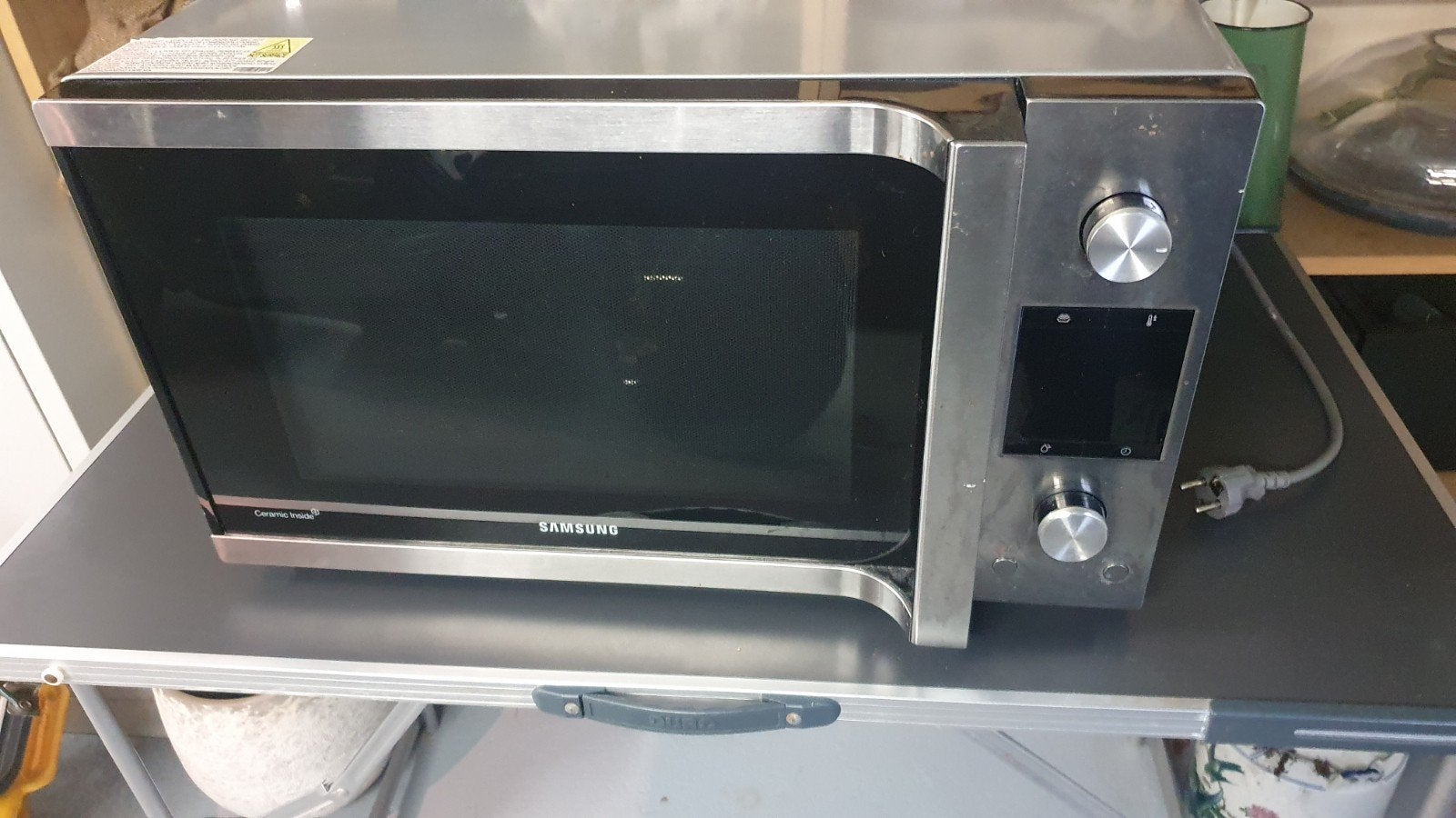 combimagnetron samsung, Ophalen of Verzenden, Gebruikt, Vrijstaand, Combimagnetron