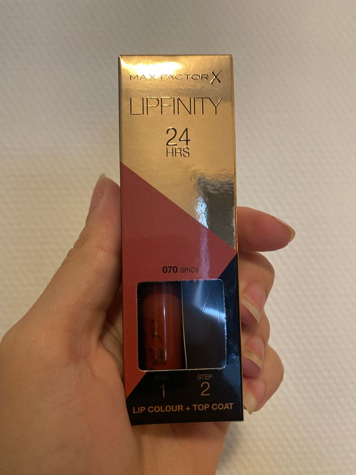 Max Factor Lipfinity 24 Hrs - 070 Spicy (zonder topcoat), Nieuw, Ophalen of Verzenden, Make-up, Overige kleuren