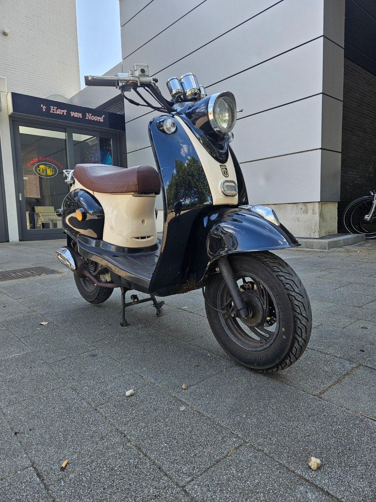 BTC scooter SNOR BLAUW KENTEKEN/ 25/kmph/, Ophalen