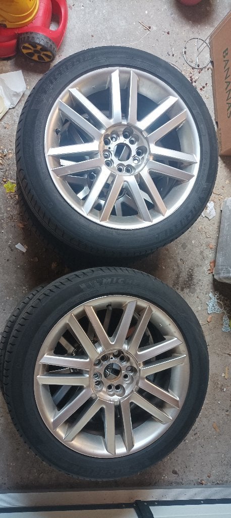 17" velgen 5x100 ET45 zeer goede Michelin Primacy 4 banden, Ophalen, Banden en Velgen, 17 inch, Personenwagen