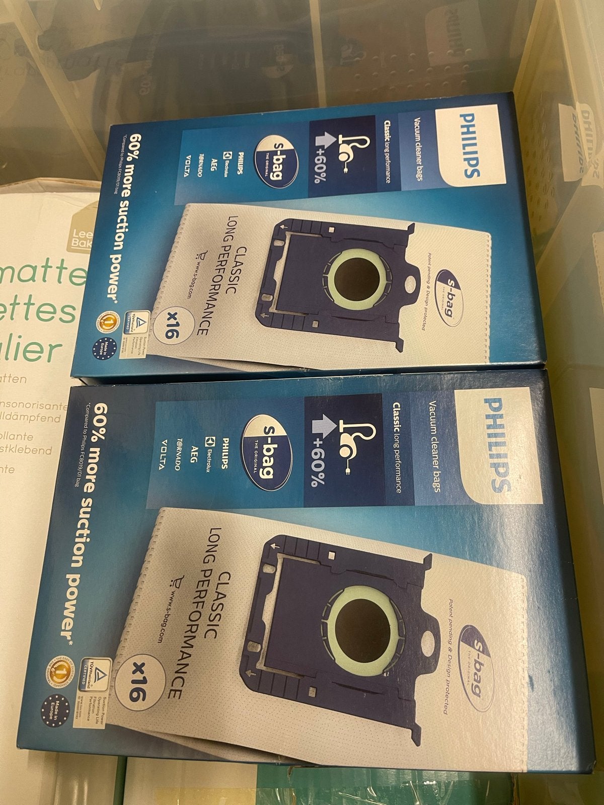 Philips S-Bag Classic Long Performance stofzuigerzakken, Stofzak, Inclusief accessoires, Philips, Nieuw