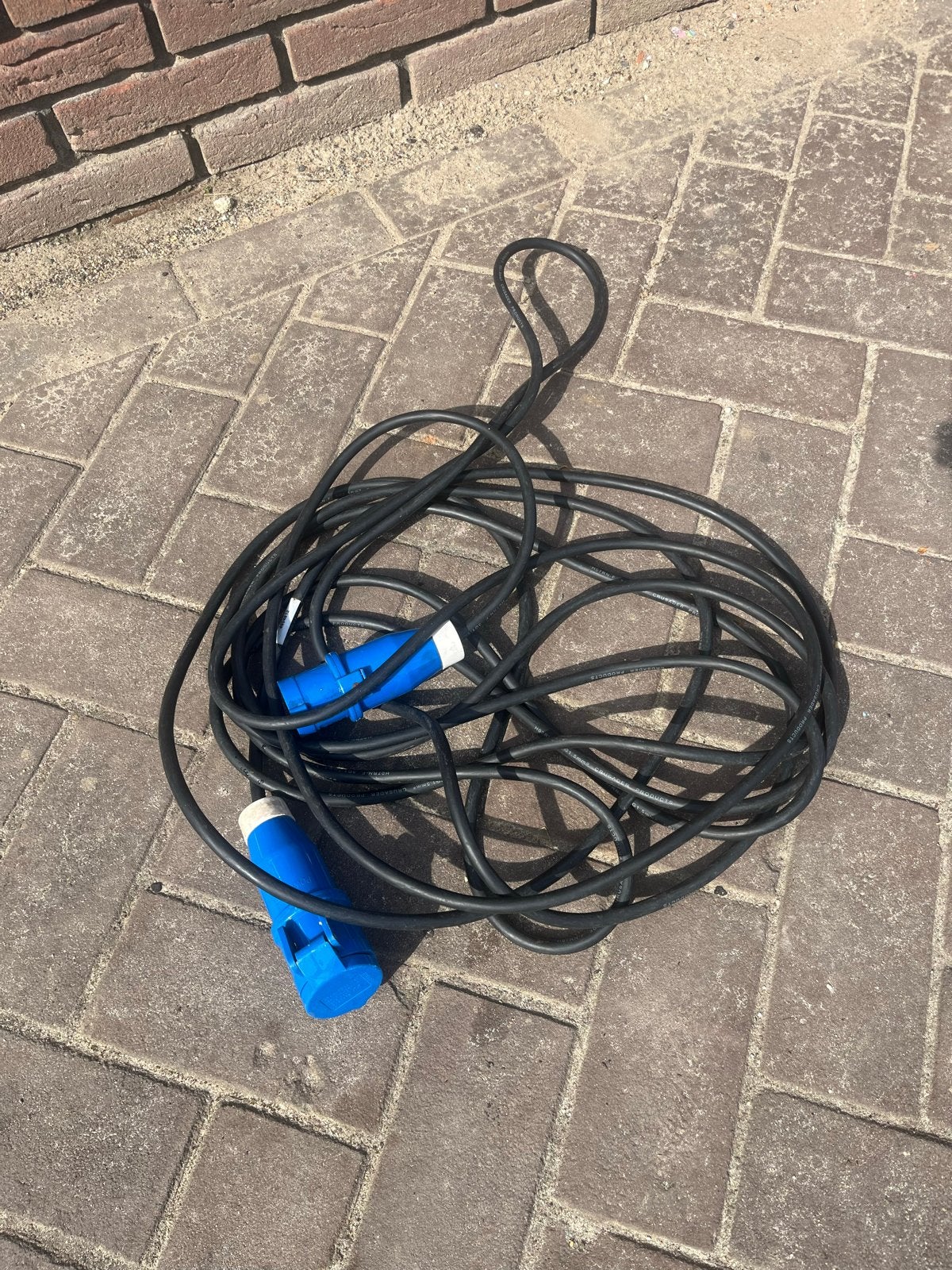 Caravan kabel 10 meter voor op de camping, Caravans en Kamperen, Ophalen of Verzenden, Gebruikt