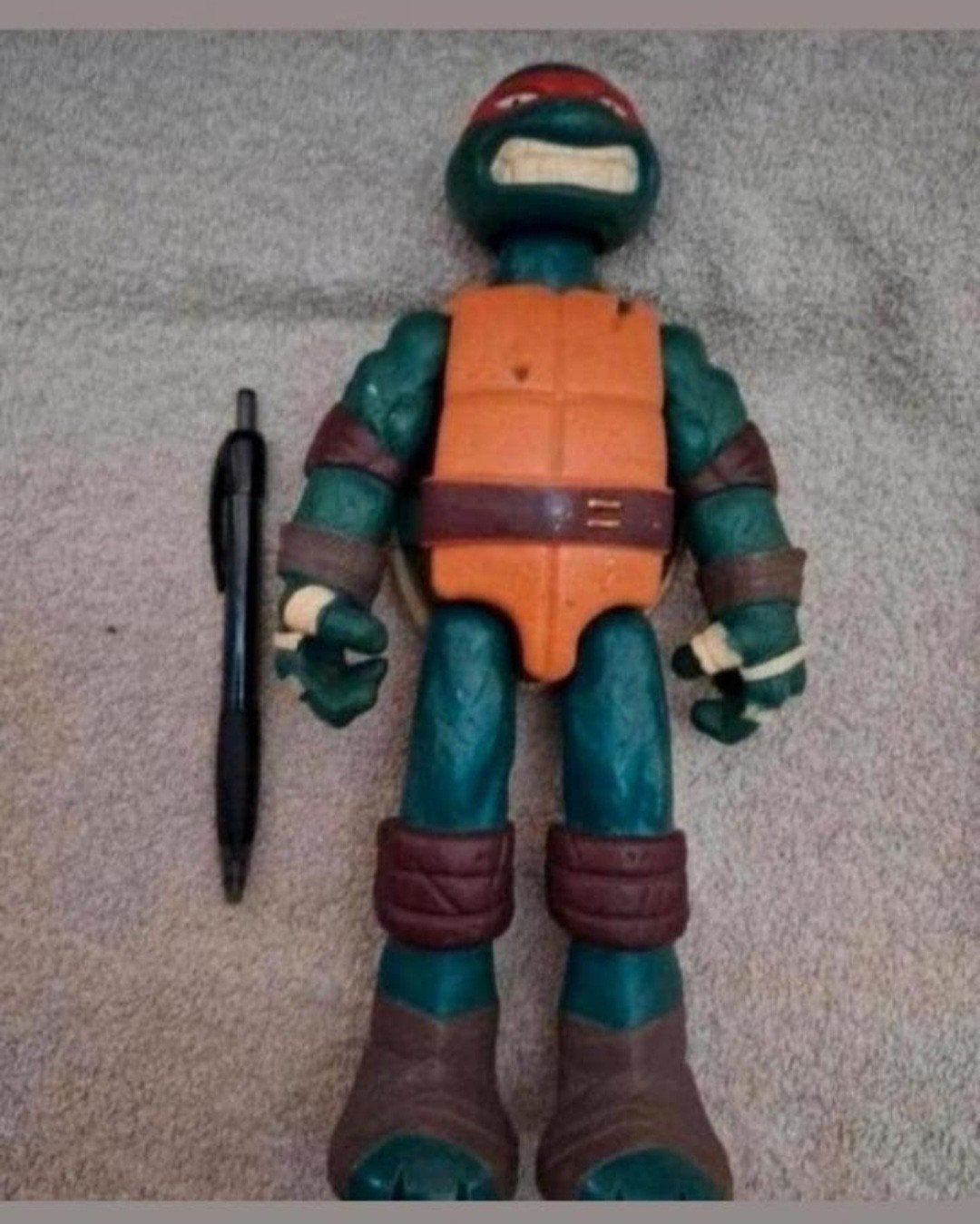 Grote Teenage Mutant Ninja Turtles actiefiguur, Ophalen of Verzenden, Zo goed als nieuw