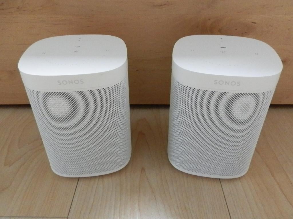 2x Sonos One gen. 2 (wit, in doos)., Ophalen, Zo goed als nieuw, 60 tot 120 watt, Sonos