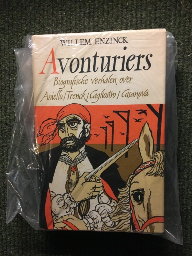 AVONTURIERS Biografische verhalen GESIGNEERD; Willem Enzinck, Boeken, Literatuur, Zo goed als nieuw, Nederland, Ophalen of Verzenden