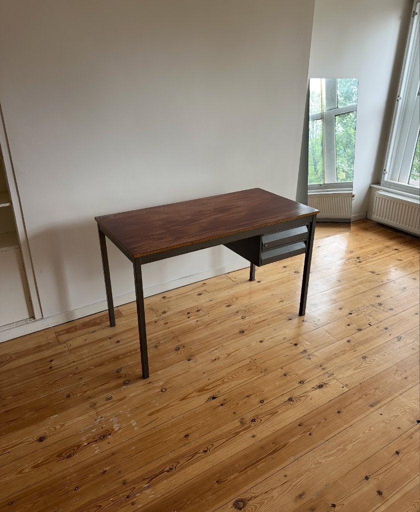 Bureau, Huis en Inrichting, Bureaus, Ophalen, Gebruikt, 120 cm, Hout