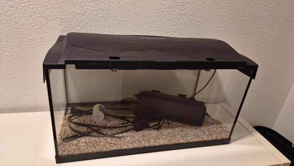 Tetra aquarium, Ophalen, Leeg aquarium