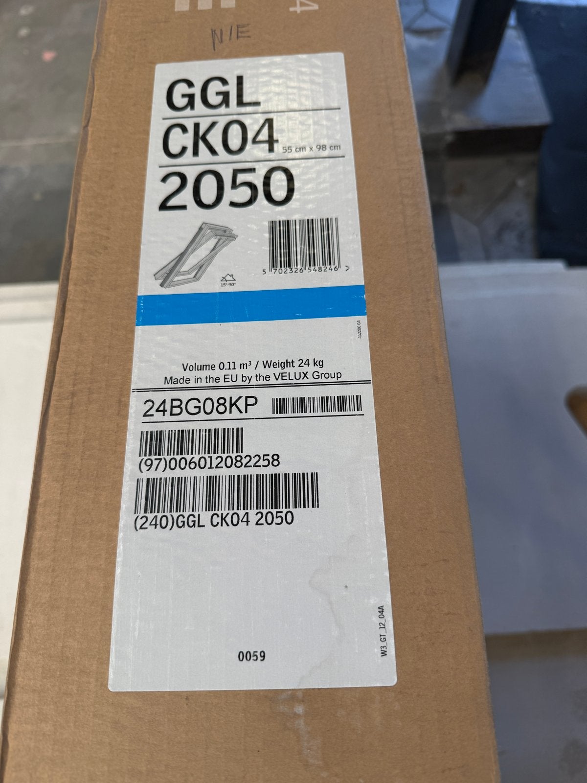 Velux GGL CK04 2050 Dakraam - Nieuw in doos, Ophalen, Minder dan 80 cm, 80 tot 120 cm, Nieuw
