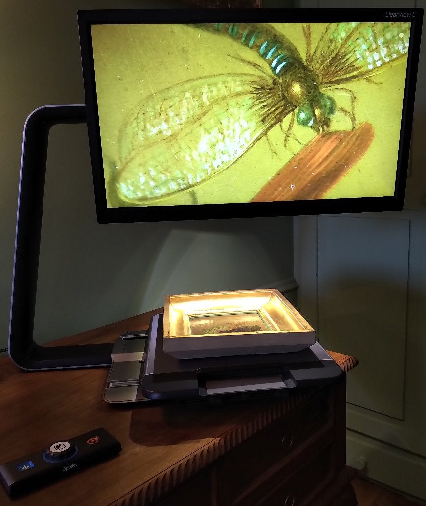 Beeldschermloep Optelec clearview C HD (digitale microscoop), Ophalen of Verzenden, Zo goed als nieuw, Vergrootglas of Loep