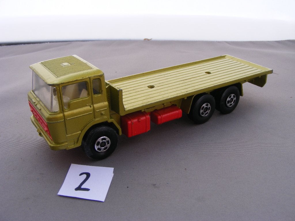 Daf truck matchbox k13/20 matchbox superkings (2) incompleet, Verzenden, Gebruikt, Bus of Vrachtwagen, Matchbox