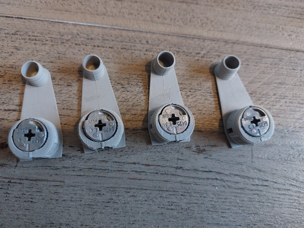 Plankdragers - paneelverbinders - stift houtschroeven, Zo goed als nieuw, Minder dan 100 cm, 25 tot 50 cm, 50 tot 100 cm