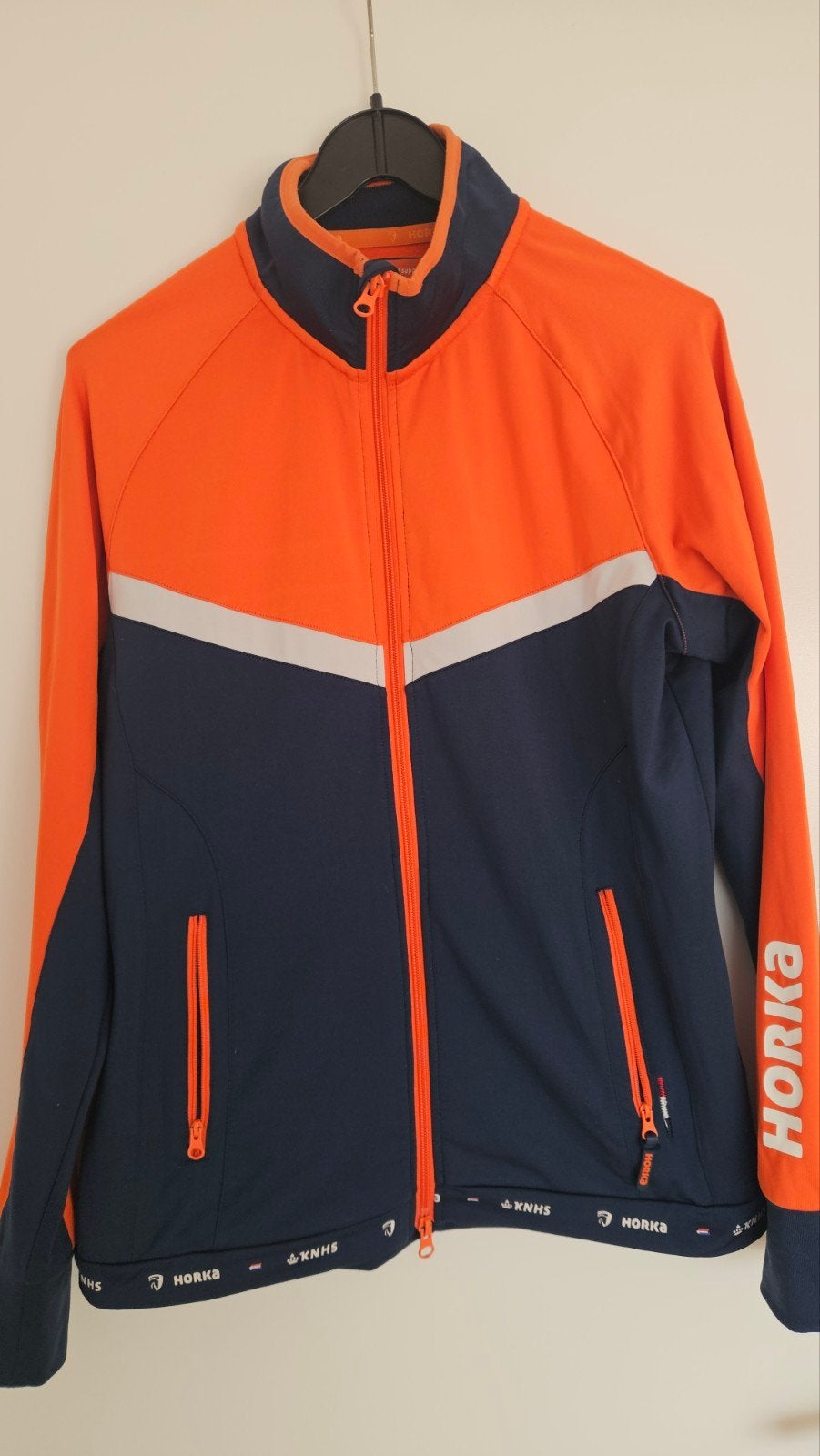 Horka KNHS Trainingsjack/vest - Oranje/Blauw - Maat XL, Horka, Oranje, Ophalen of Verzenden, Zo goed als nieuw