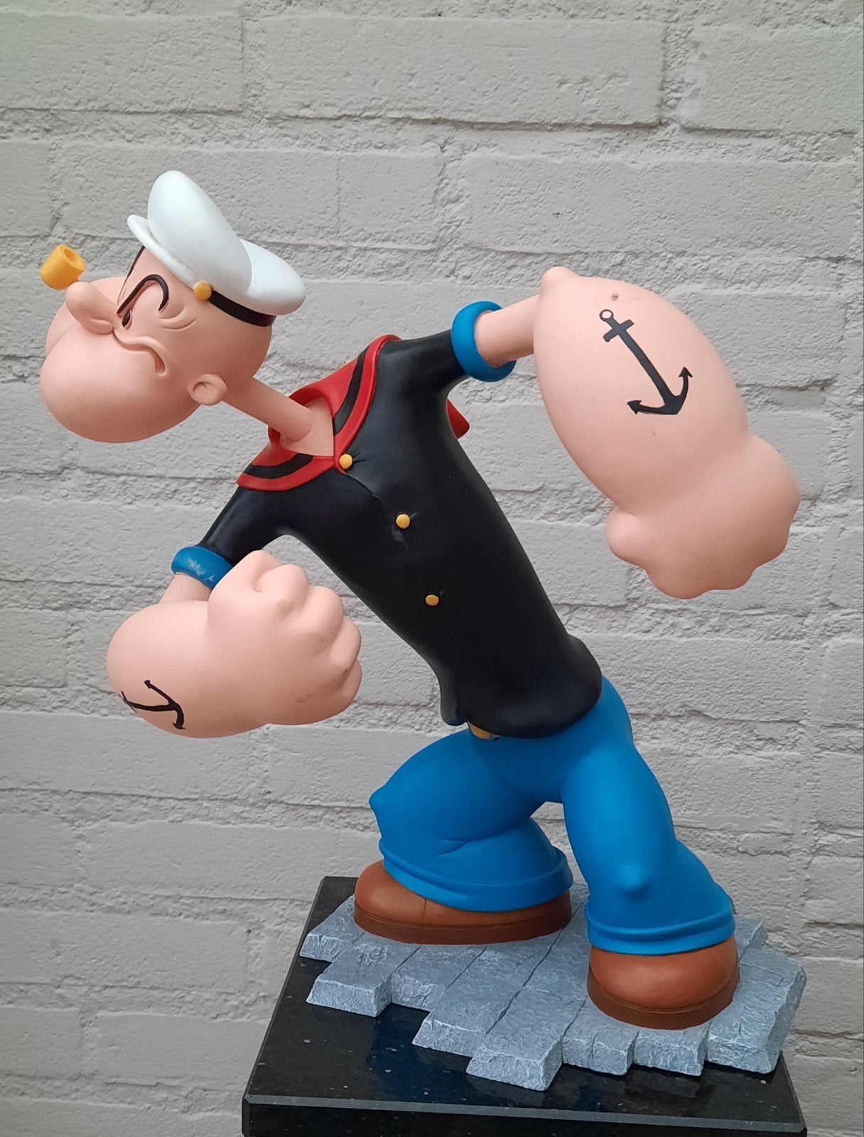 Groot Popeye beeld met originele doos, Ophalen of Verzenden, Zo goed als nieuw