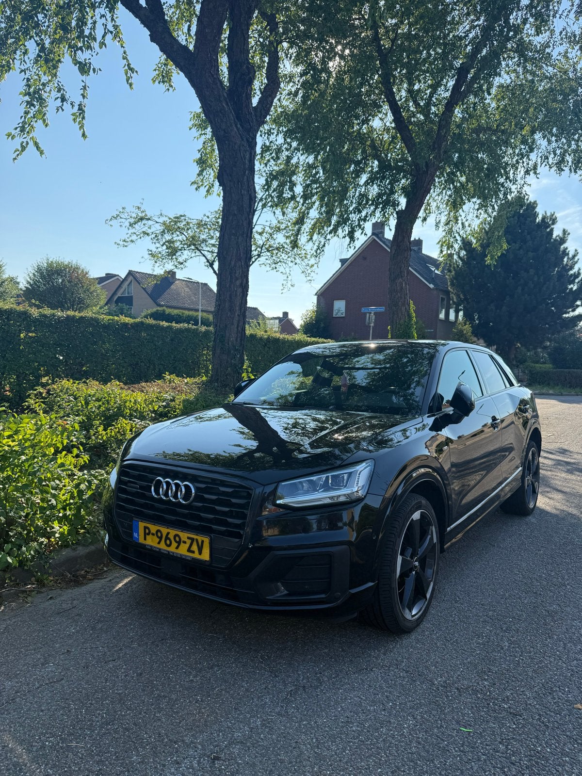 Bomvolle Audi Q2 35 TDI 150pk S Tronic Quattro 2019 Zwart, Auto's, Audi, Automaat, Parkeerassistent, 1800 kg, 4 cilinders