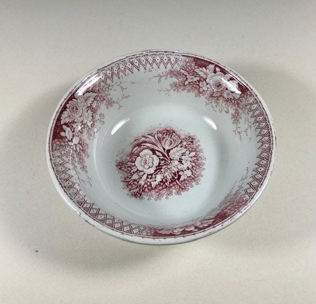 Antieke bowl schaaltje Jardinière U & C Sarreguemines, Ophalen of Verzenden