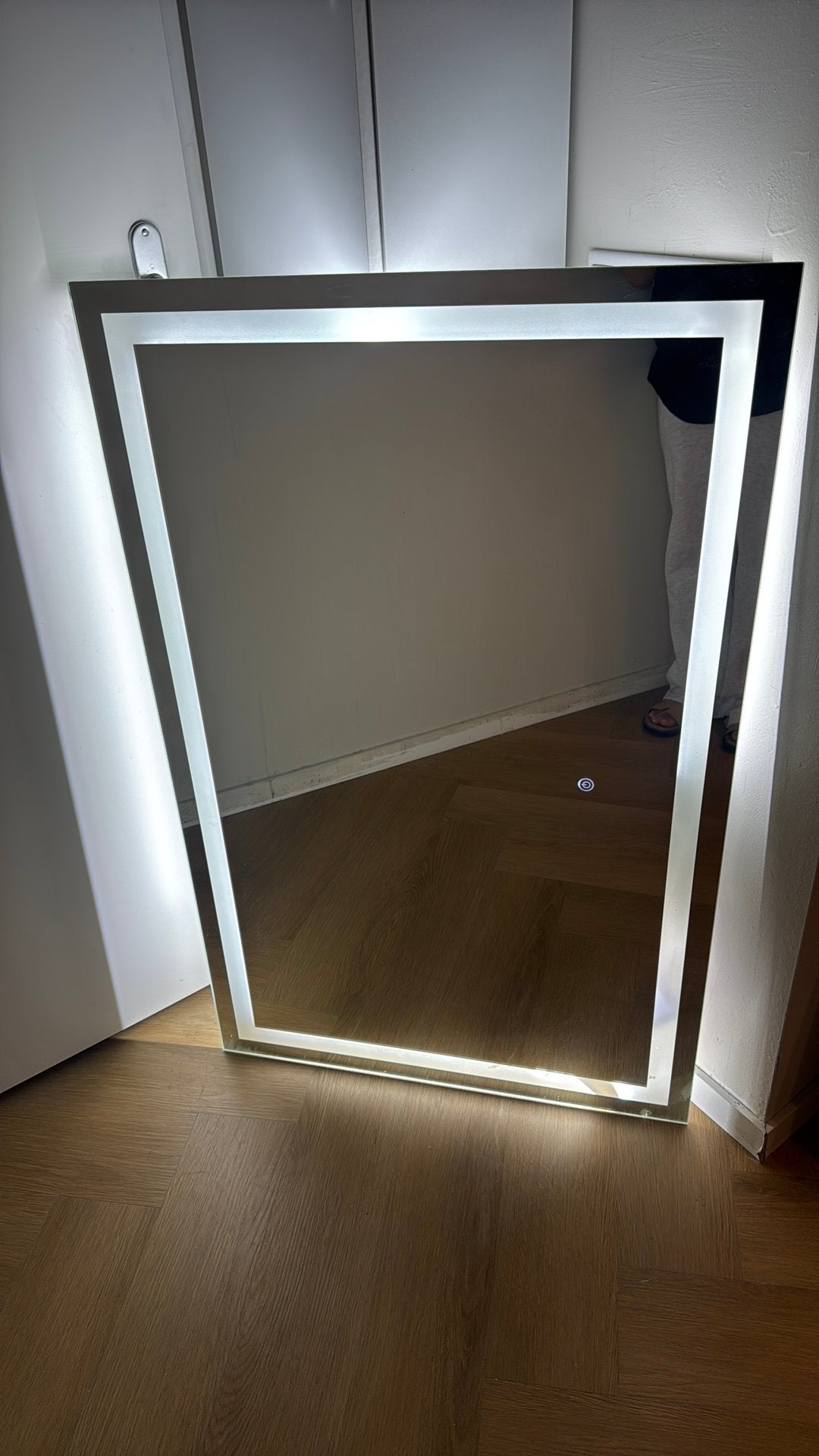 Hollywood spiegel, Huis en Inrichting, Woonaccessoires | Spiegels, Ophalen, Minder dan 50 cm, Zo goed als nieuw, Minder dan 100 cm