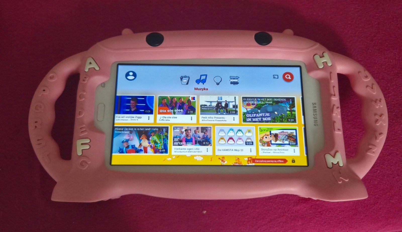 Samsung Tab 3 Lite 7" met roze kinderhoes, Computers en Software, Gebruikt, Galaxy Tab 3 Lite SM-T113, Ophalen of Verzenden, Samsung