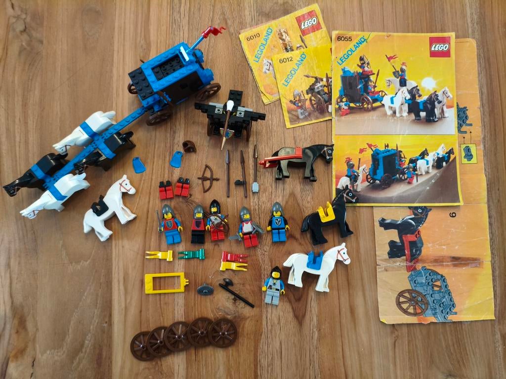Lego Castle Ridder 6012 6010 6055 incompleet+extra, Gebruikt, Lego, Ophalen of Verzenden, Castle