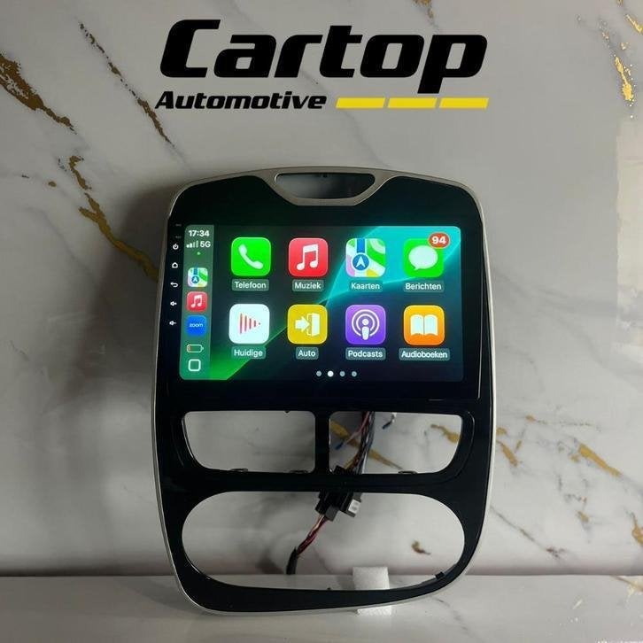 Renault Clio 4 Autoradio 2016-2019 • CarPlay Android, Meridiaan 42, Zo goed als nieuw, Info@cartop-automotive.nl, Cartop-Automotive Bv.