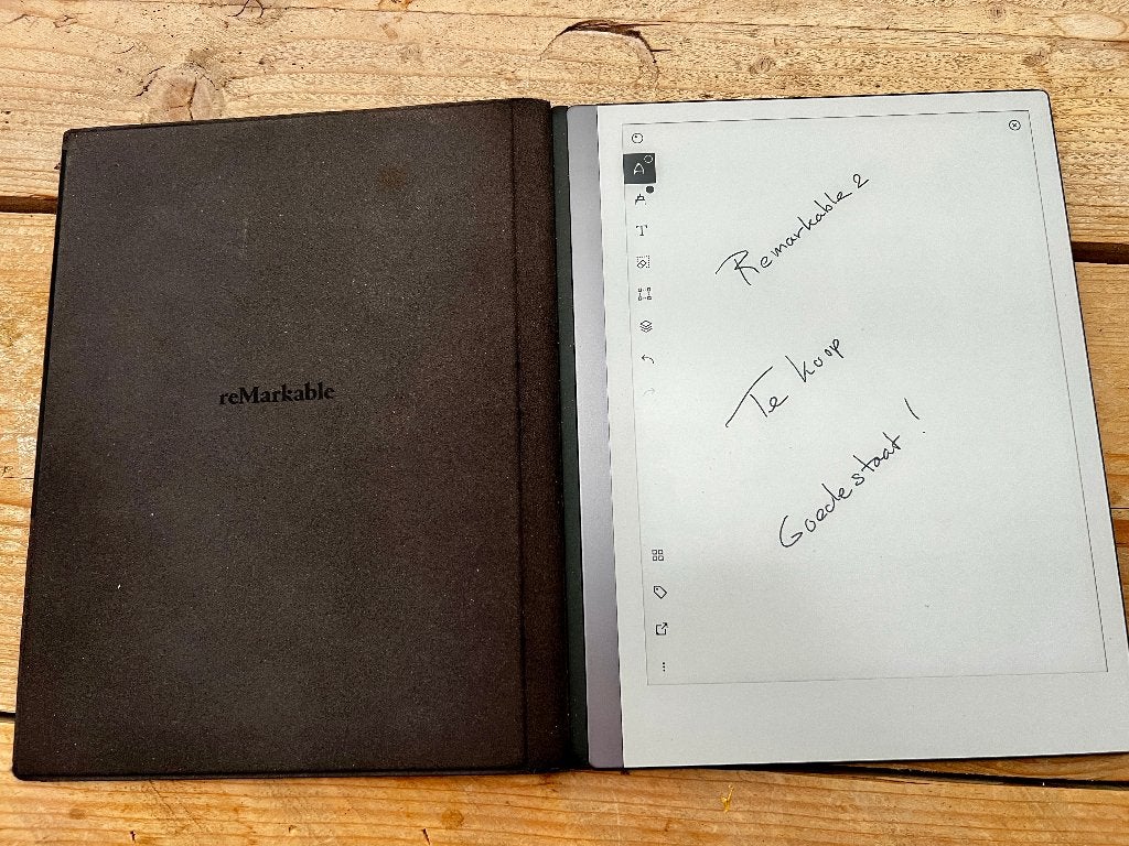 Remarkable 2 + folio, Computers en Software, 8 GB, Ophalen of Verzenden, Zo goed als nieuw, Remarkable II