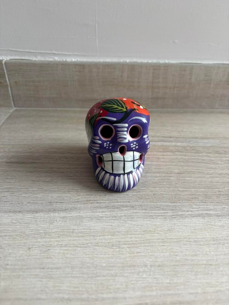 Dia de los muertos schedel, Verzamelen, Ophalen of Verzenden, Zo goed als nieuw