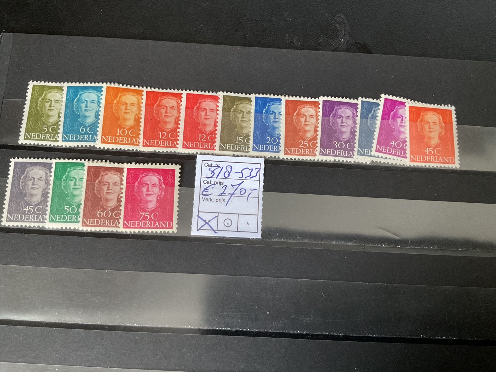 Nvph 518-533 postfris en face., Postzegels en Munten, Postzegels | Nederland, Ophalen of Verzenden