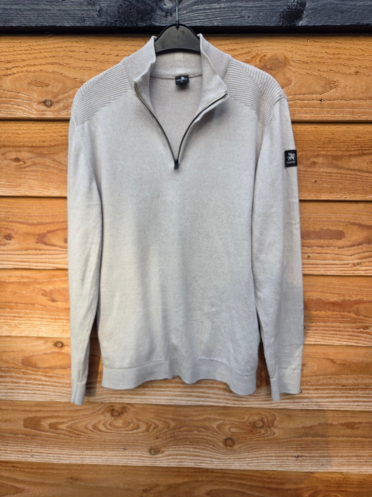 Vanguard Trui met rits - Zo goed als nieuw - Maat XL, Beige, Maat 56/58 (XL), Ophalen of Verzenden, Zo goed als nieuw