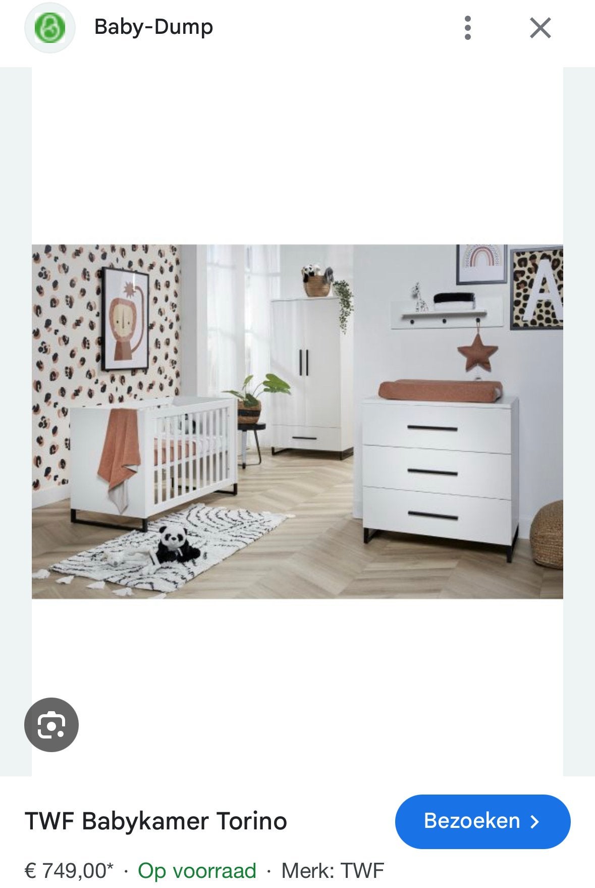TWF Torino Commode en Ledikant - Gebruikt, Kinderen en Baby's, Kinderkamer | Commodes en Kasten, Gebruikt, Commode, 90 tot 105 cm