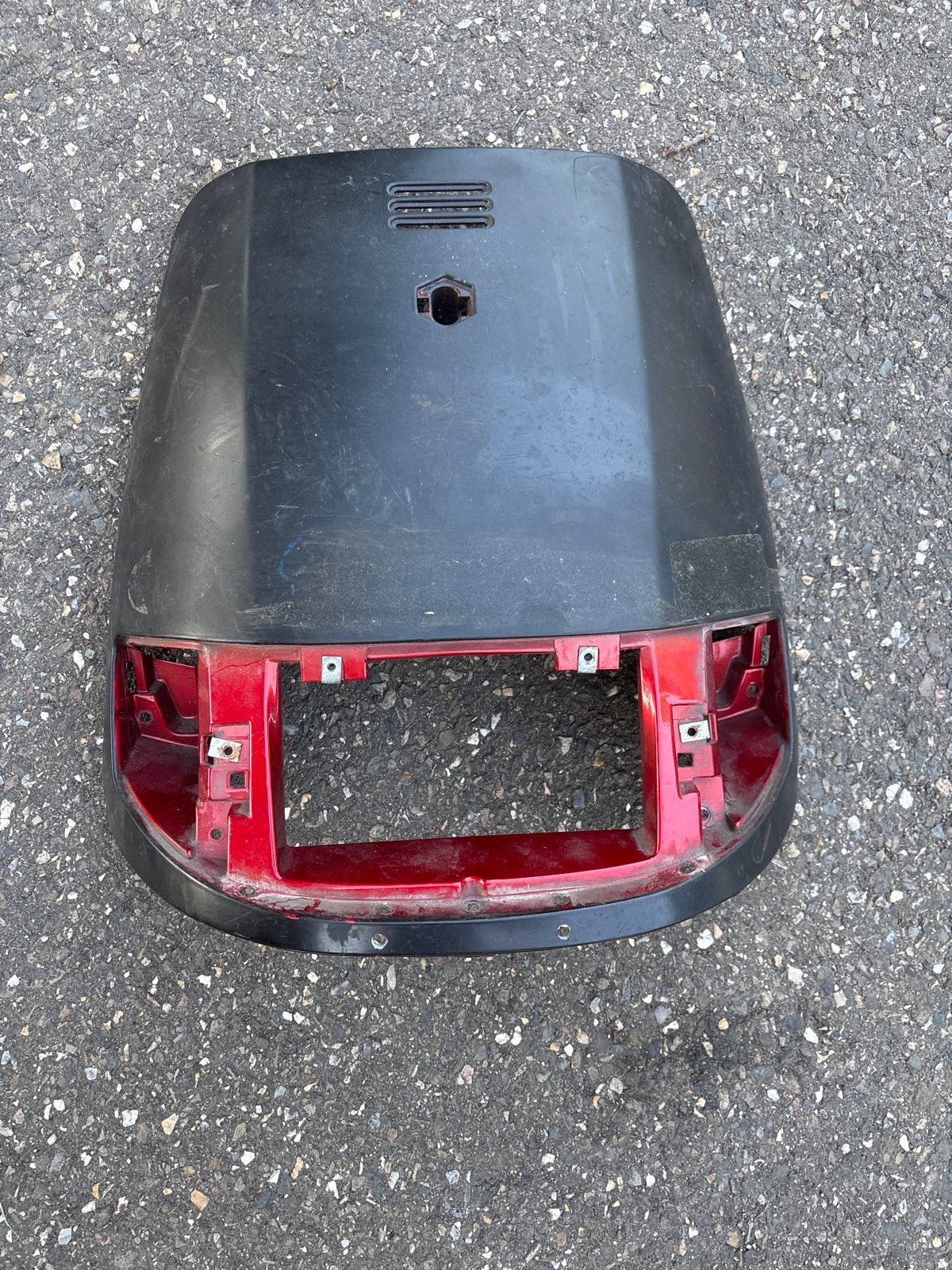 Piaggio Skipper kap - voorkap rood/zwart, Fietsen en Brommers, Brommeronderdelen | Scooters, Ophalen of Verzenden, Gebruikt, Kap