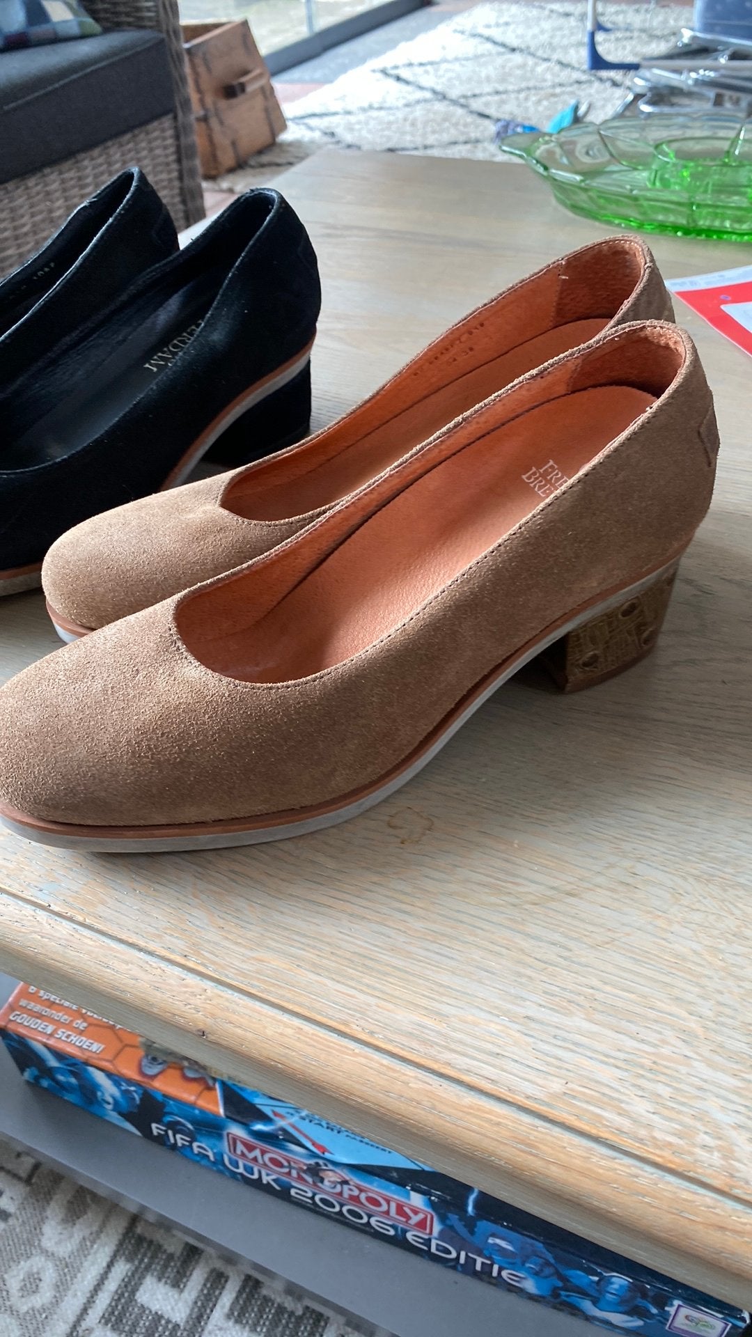 2x Shabbies pumps bruin en zwart als nieuw 39, Pumps, Bruin, Ophalen of Verzenden, Zo goed als nieuw