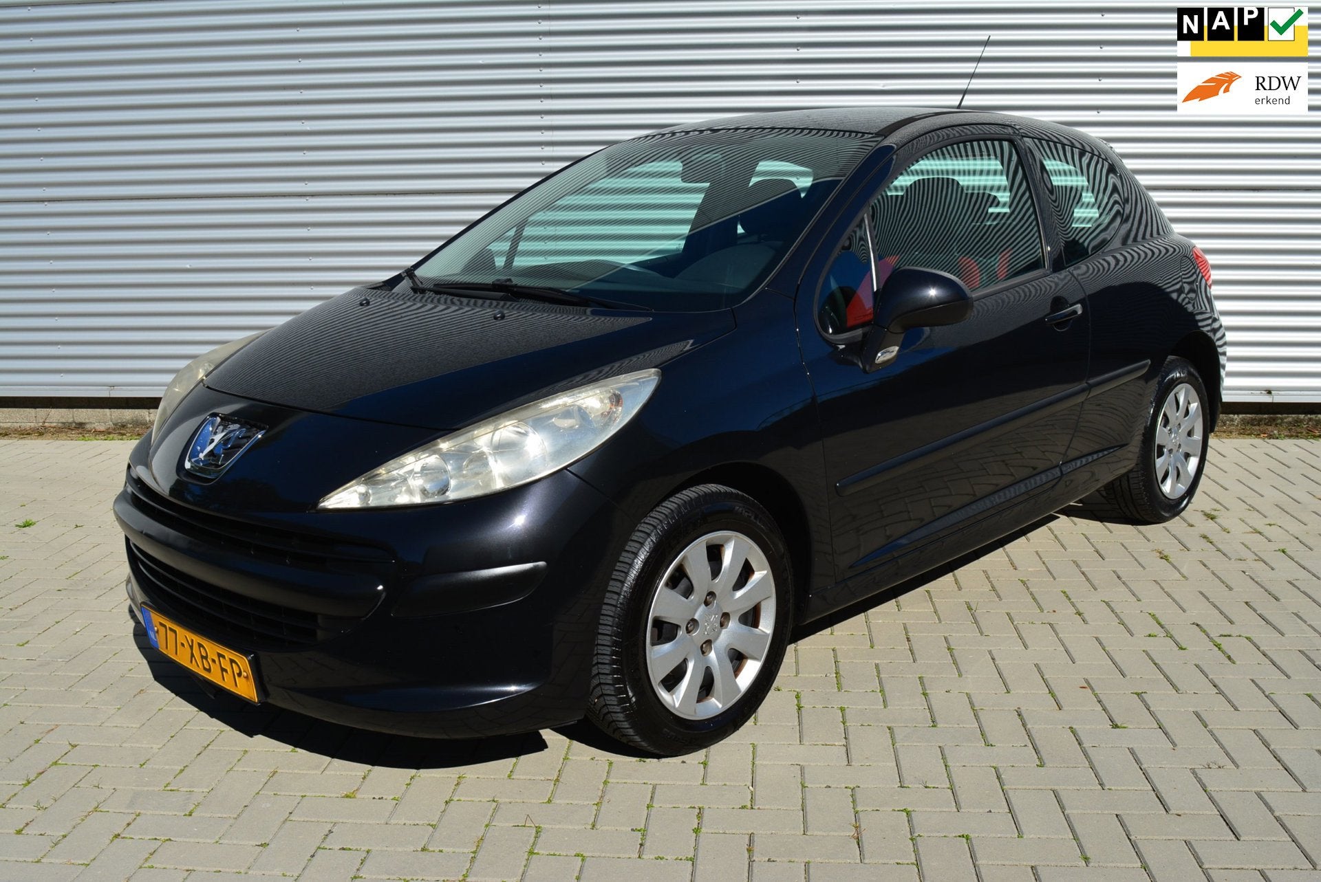 Peugeot 207 1.4-16V X-line 3 Drs | Airco | Electr. Pakket |, Auto's, Voorwielaandrijving, Stof, Zwart, 4 cilinders