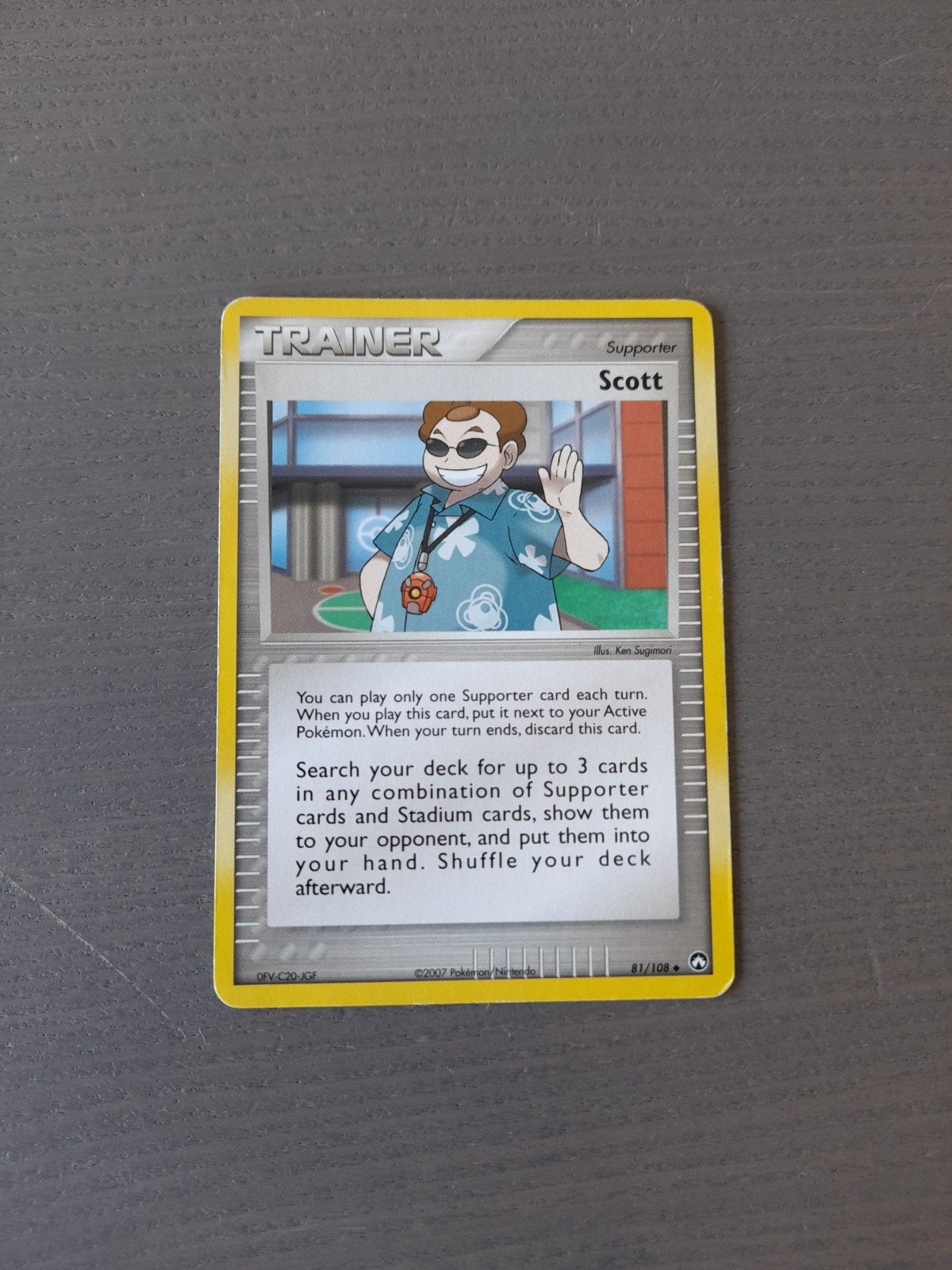 Power keepers 81/108 scott, Ophalen of Verzenden, Gebruikt, Losse kaart