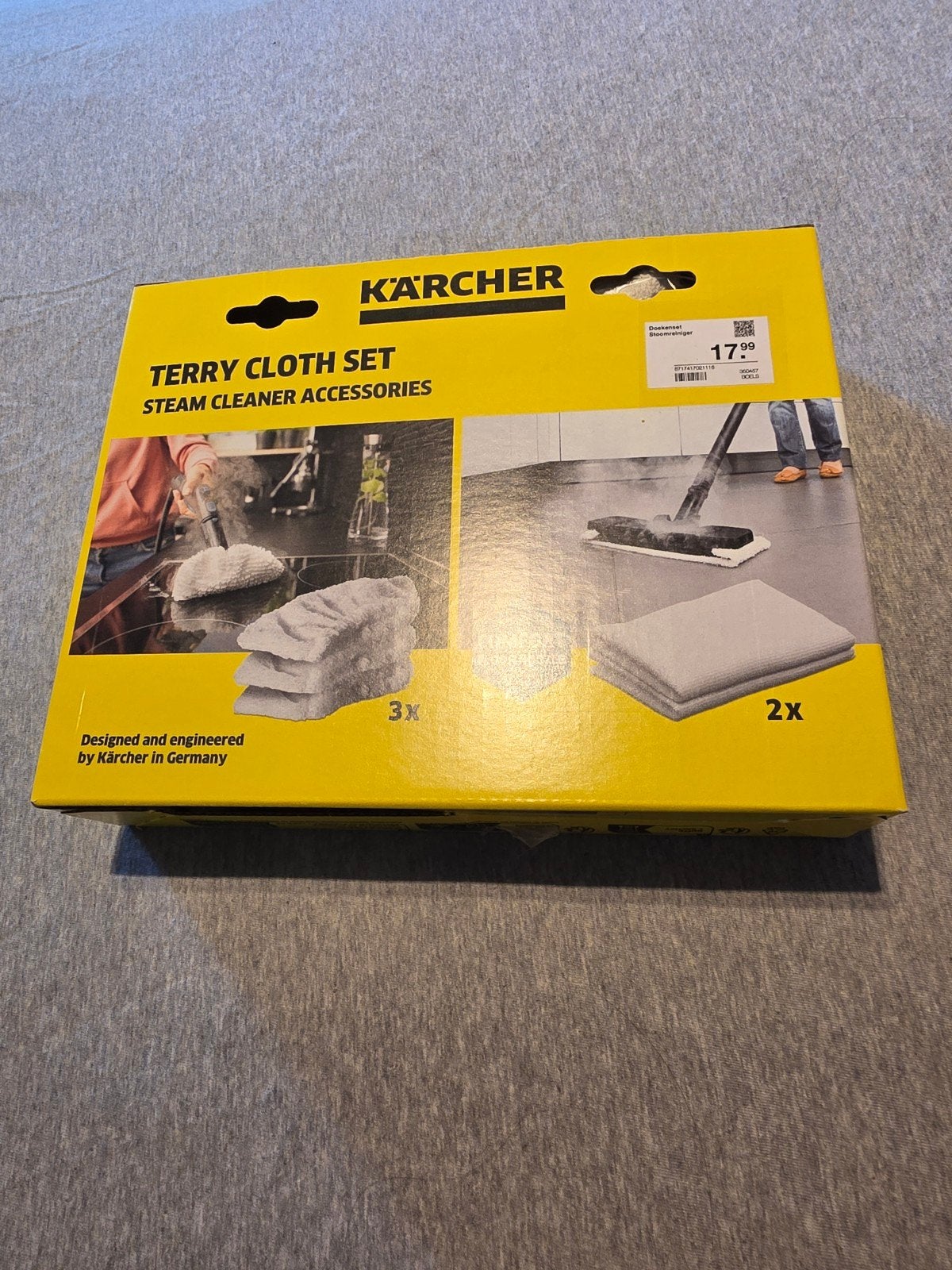 Kärcher Terry Cloth Set - Stoomreiniger Accessoires, Ophalen of Verzenden, Nieuw