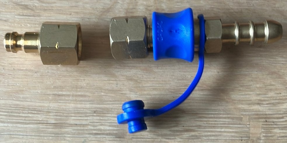 Cadac Quick Release koppeling met 2 koppelingen., Ophalen of Verzenden, Nieuw