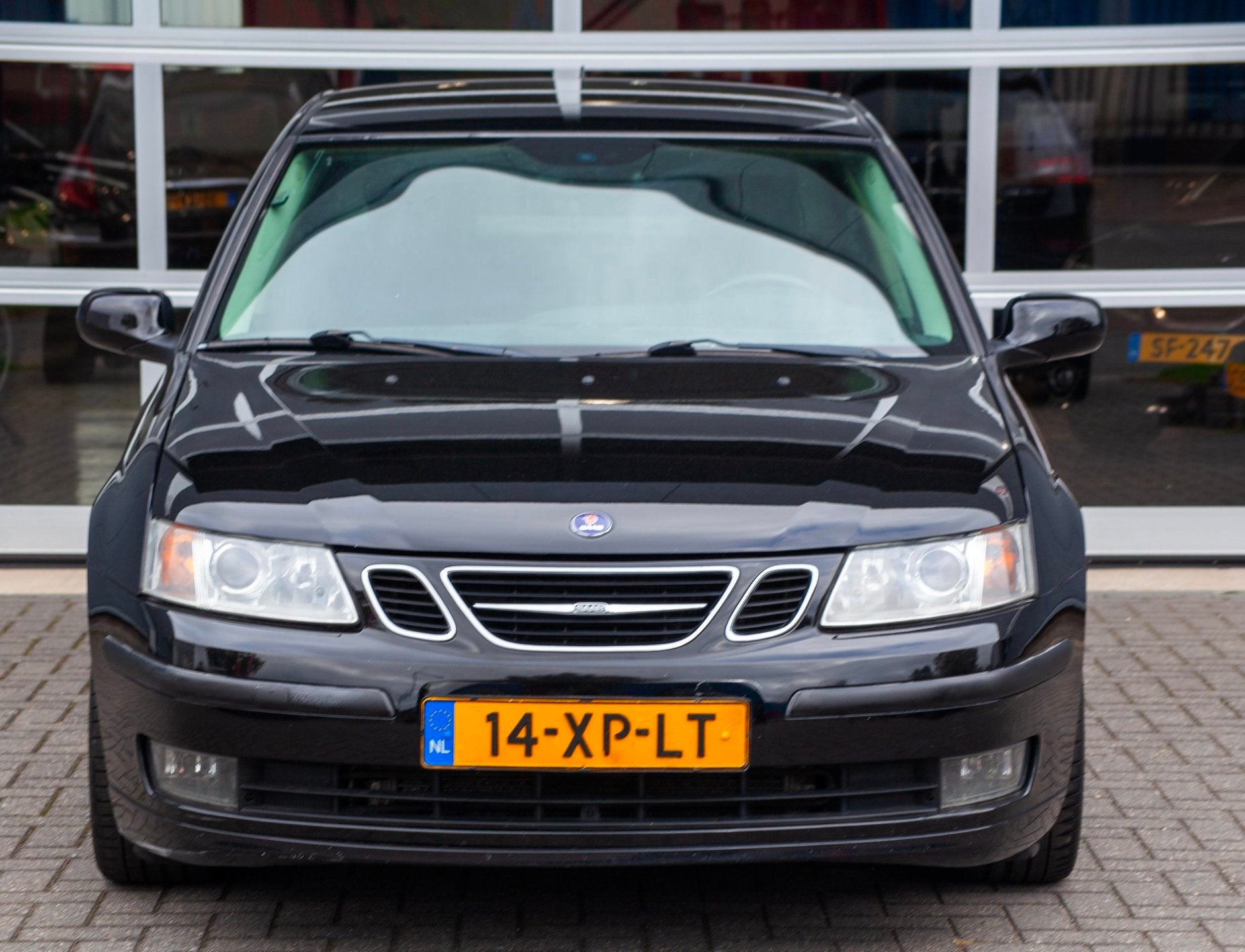 Saab 9-3 Sport Sedan 1.8t Linear, Auto's, 295 pk, Gebruikt, Zwart, 4 cilinders