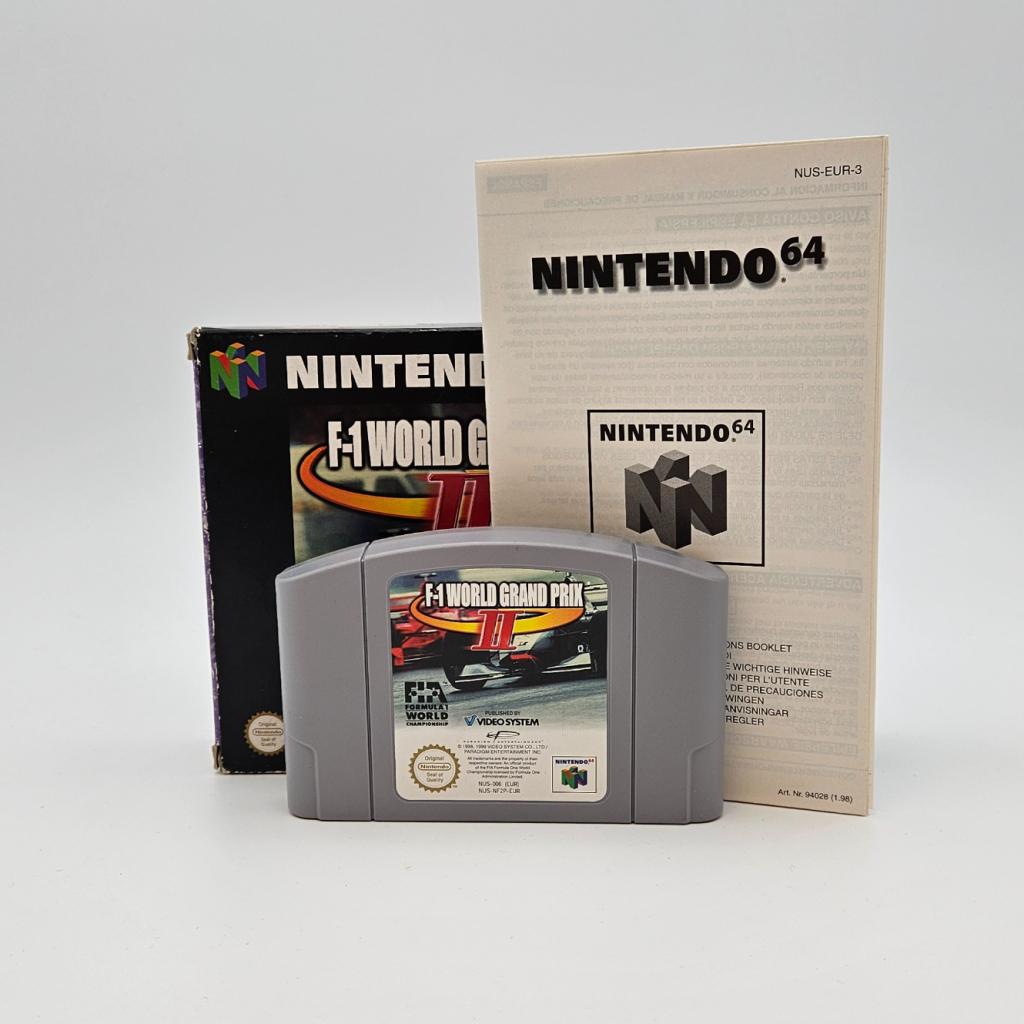 Nintendo 64 Game: F-1 World Grand Prix II Compleet, Spelcomputers en Games, Spelcomputers | Nintendo 64, Nintendo, Zo goed als nieuw